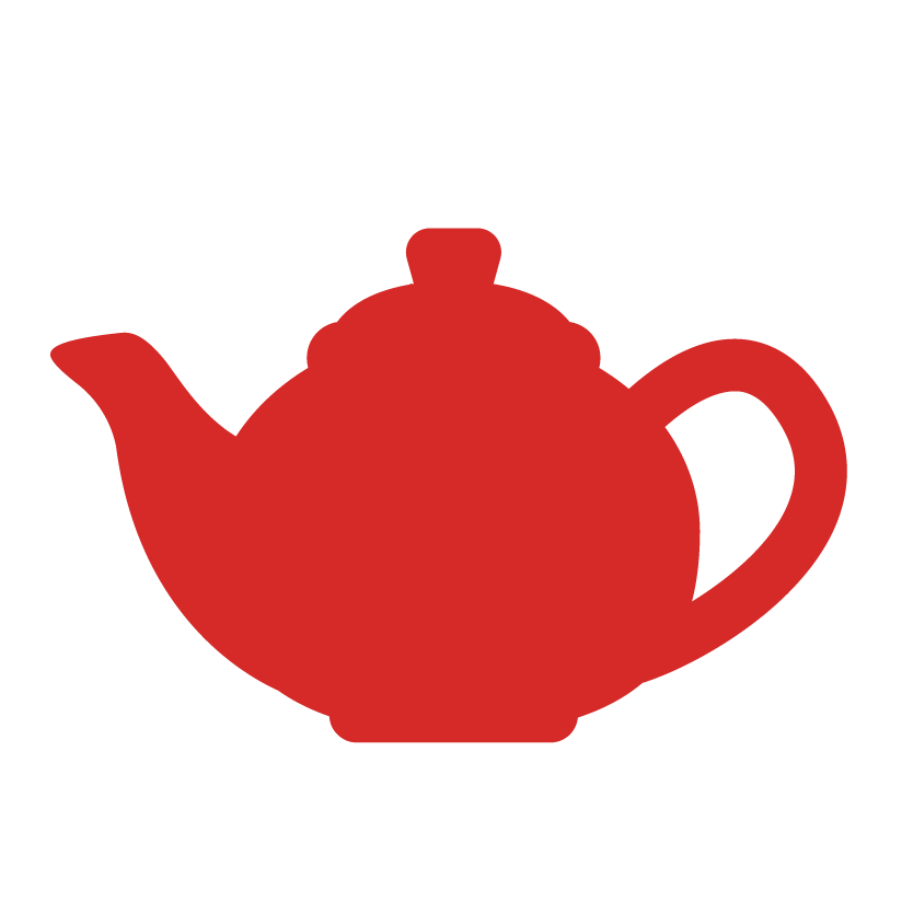 Website Icon - Red teapot