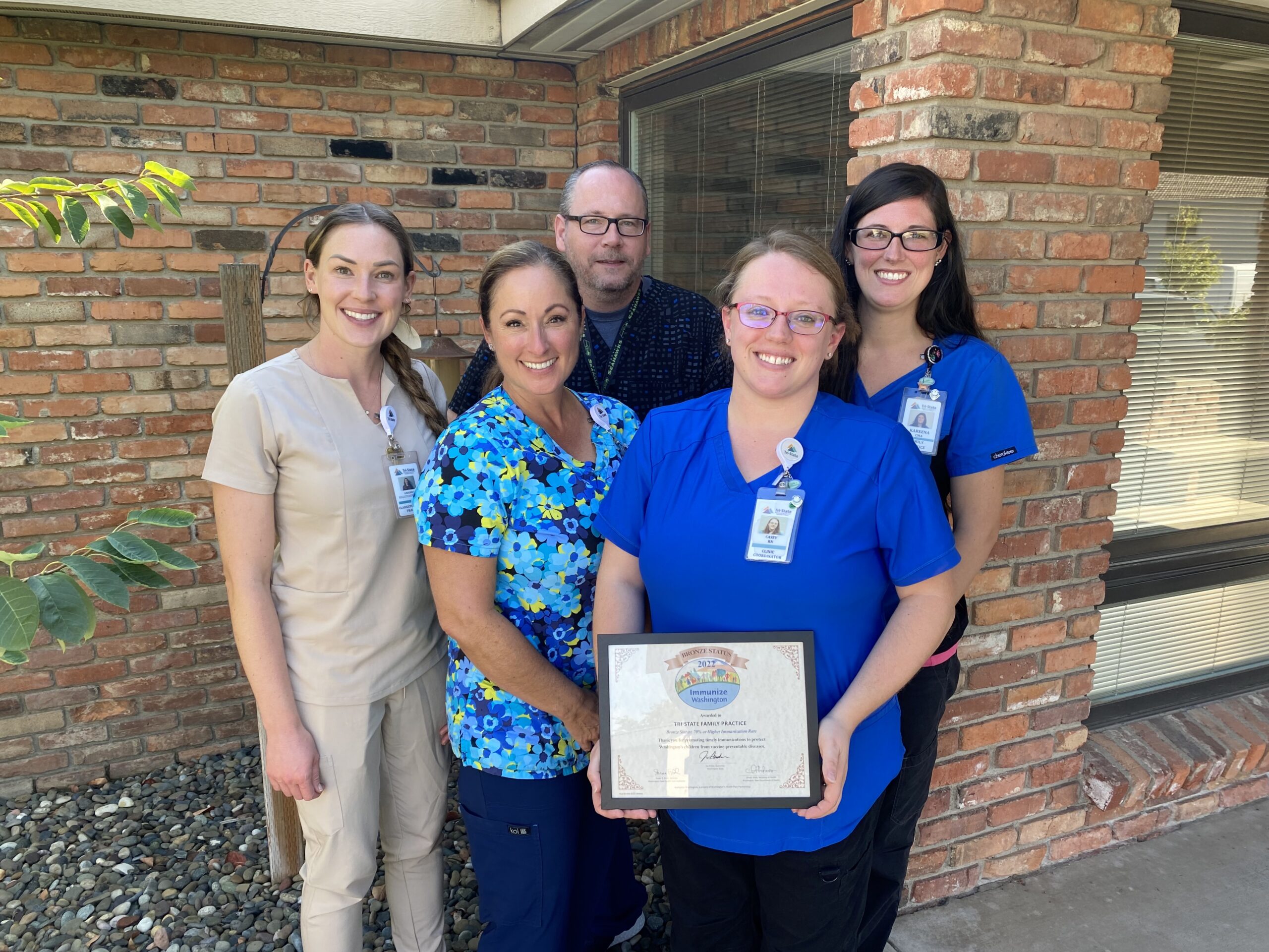 Read more about the article Tri-State Family Practice received 2022 Immunize Washington Certification